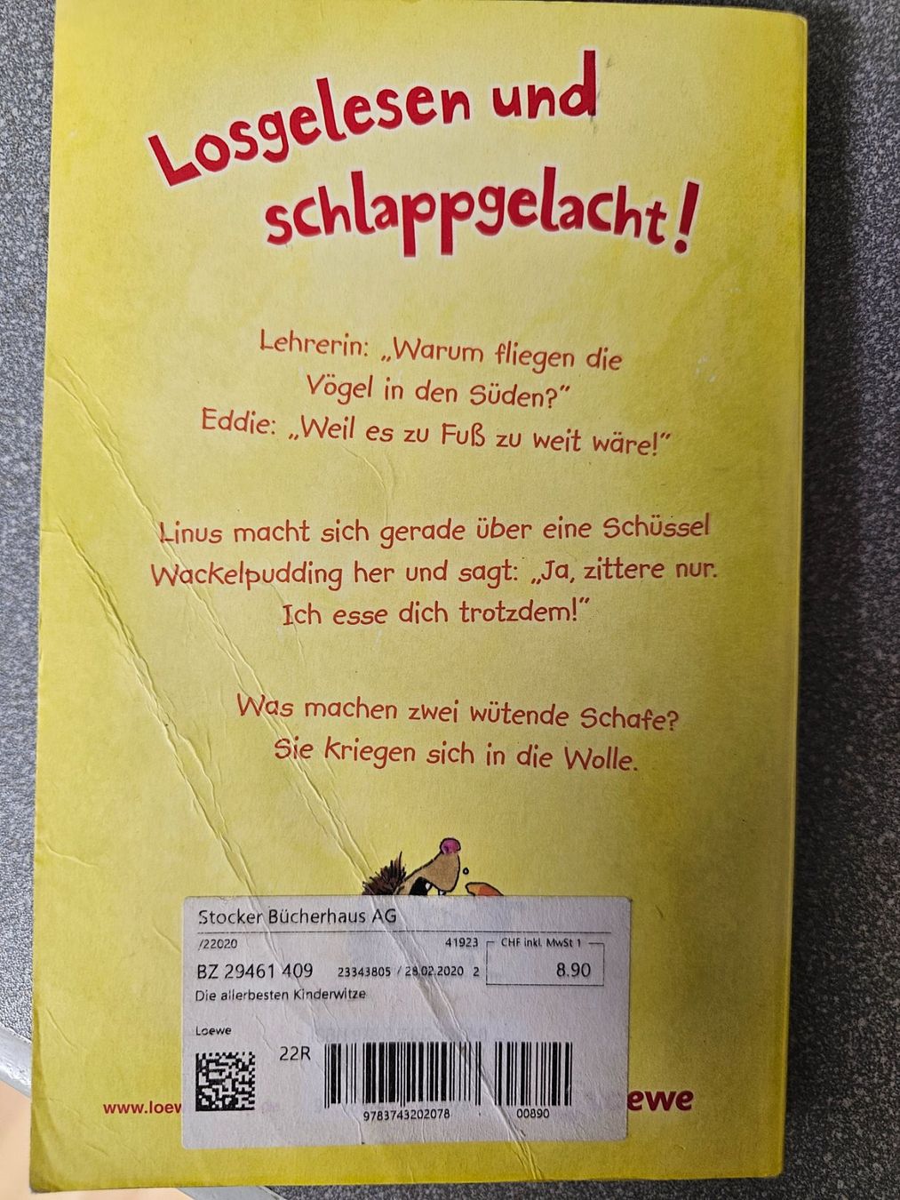 Libri: Die allerbeste Kinderwitze Buch – Usato da Adligenswil venduto da xtfnut 1