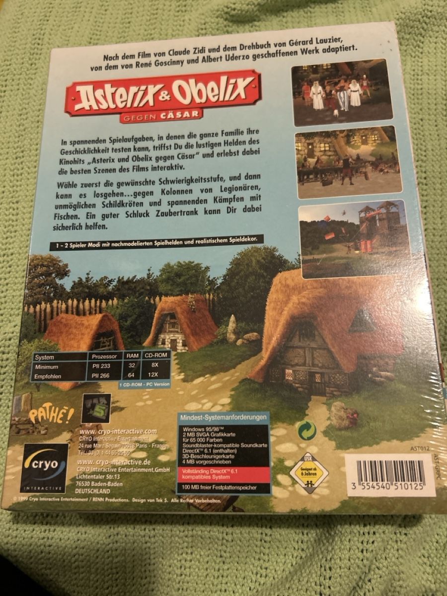 Comics: Asterix & Obelix gegen Cäsar - DVD - orignal verpackt – Neu und originalverpackt aus Rüti ZH von Masken 1