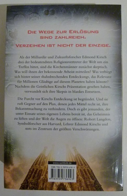 Libri: 2 Thriller von Dan Brown + Jilliane Hoffman ORIGIN & NEMESIS – Nuovo e nell'imballaggio originale da Oetwil am See venduto da Storck 2