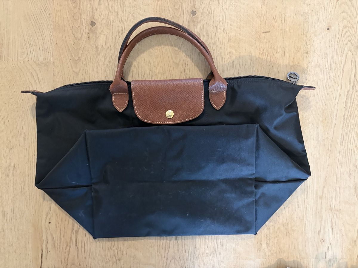 Longchamp Taschen für Damen: Longchamp Le Pliage schwarz – Gebraucht aus Pieterlen von yanniqueH