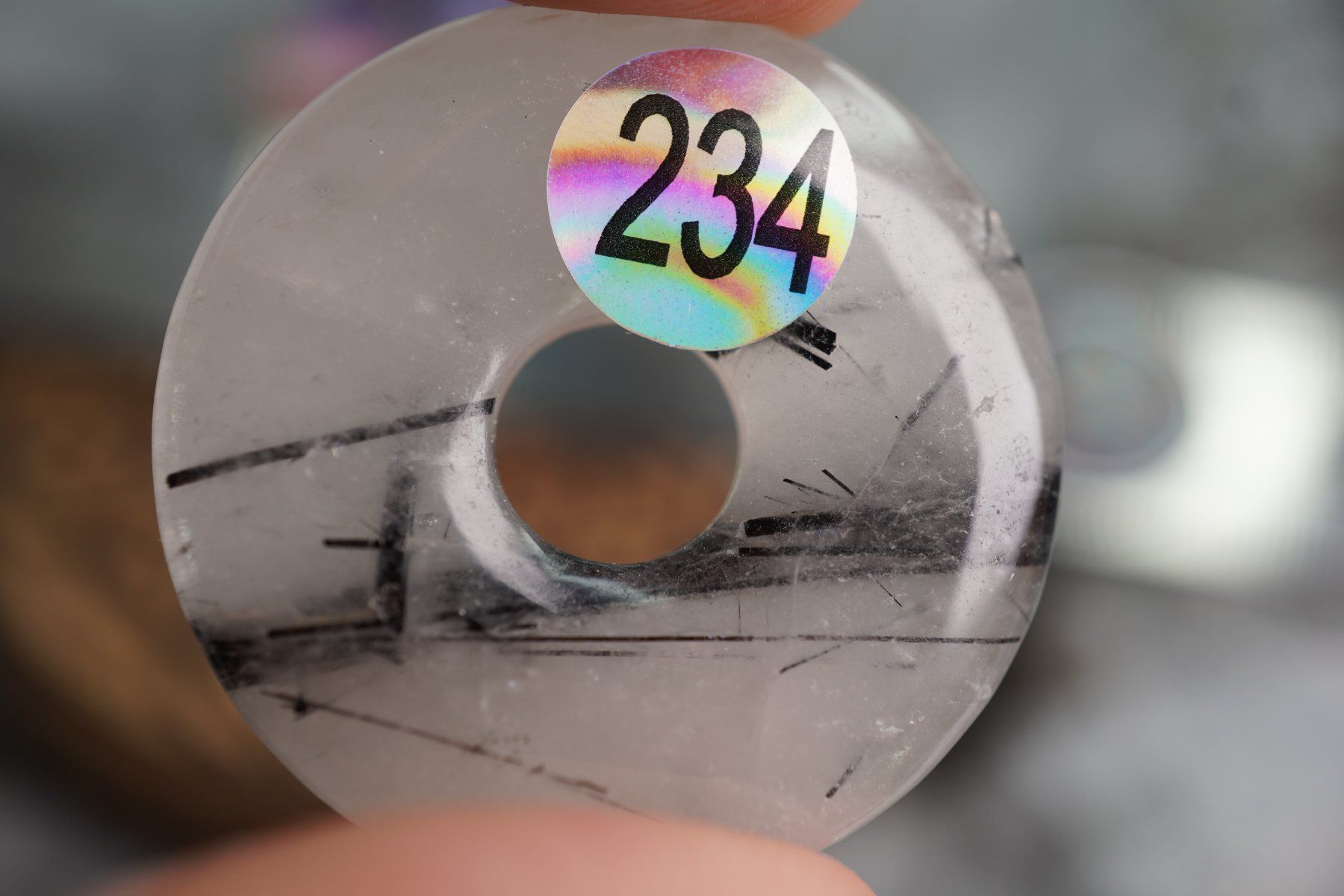 Mineralien & Heilsteine: Turmalin Quarz    ca30mm     Top  Pi Scheibe – Neu und originalverpackt aus Eschenbach SG von topstone 3