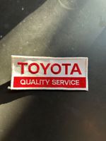 TOYOTA QUALITY SERVICE AUFNÄHER NEU