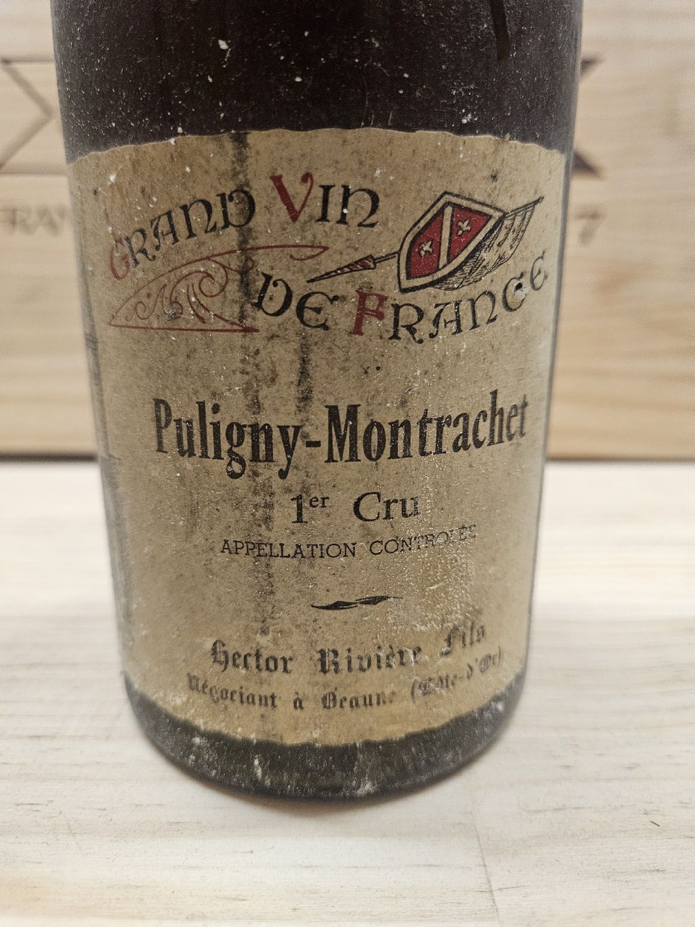 Vino: Puligny-Montrachet 1er Cru 1945 – Nuovo e nell'imballaggio originale da Zofingen venduto da WouterSamwel 1