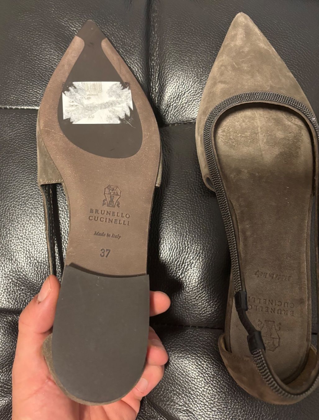 Brunello Cucinelli Damenschuhe: Brunello Cucinelli Brown Ballerinas – Gebraucht aus Chur von Cuteclothes7k 3
