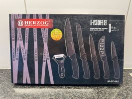 HERZOG 6-PCS KNIFE SET KÜCHENMesser NEU