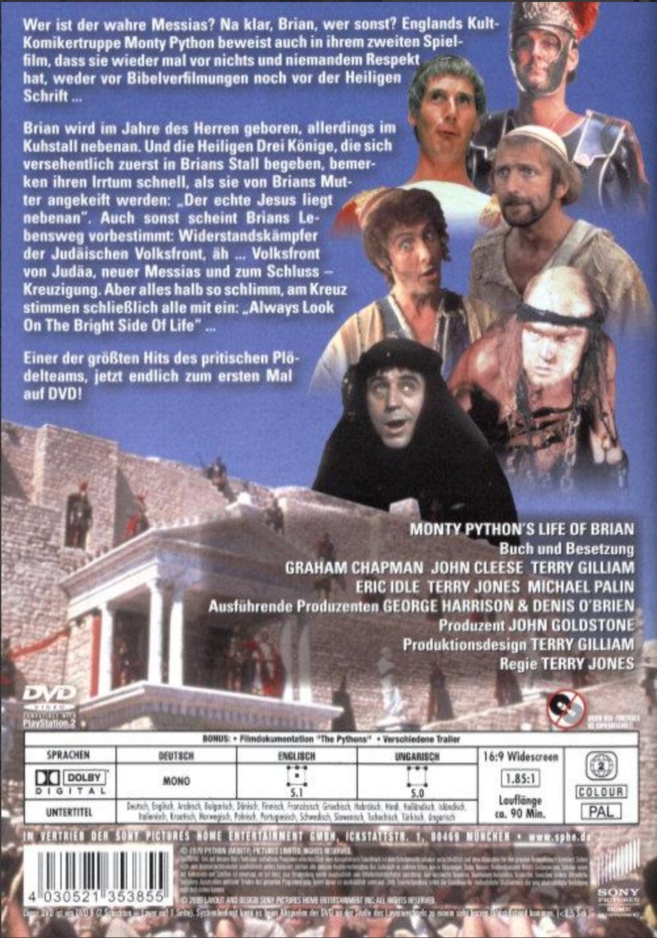 Alle DVDs: Das Leben des Brian (Monty Python, John Cleese) – Gebraucht aus Brunnen von Barfly5 1