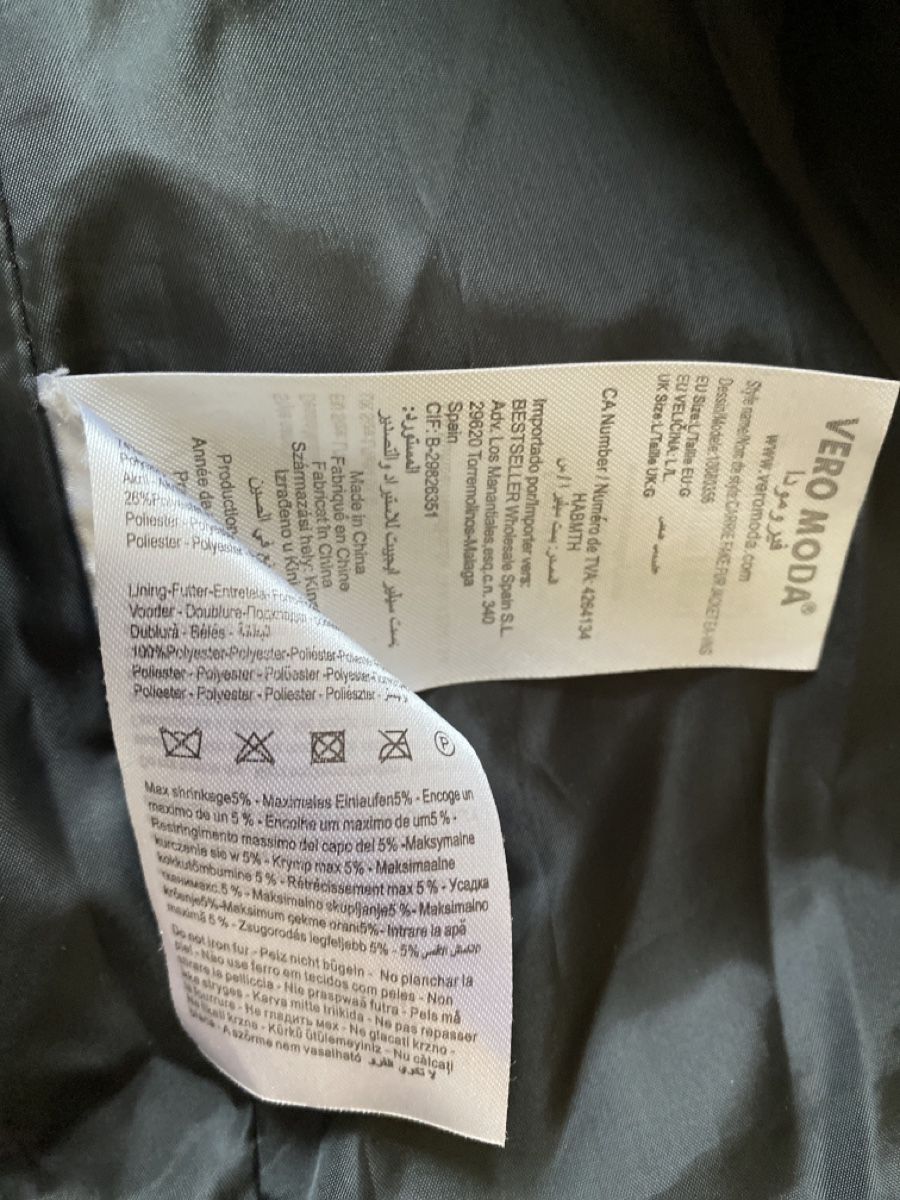 Vero Moda Cappotti: Vero Moda Kunstfell Leopard Teddy-Mantel Gr. L – Nuovo (secondo la descrizione) da Zürich venduto da Opitschi 2