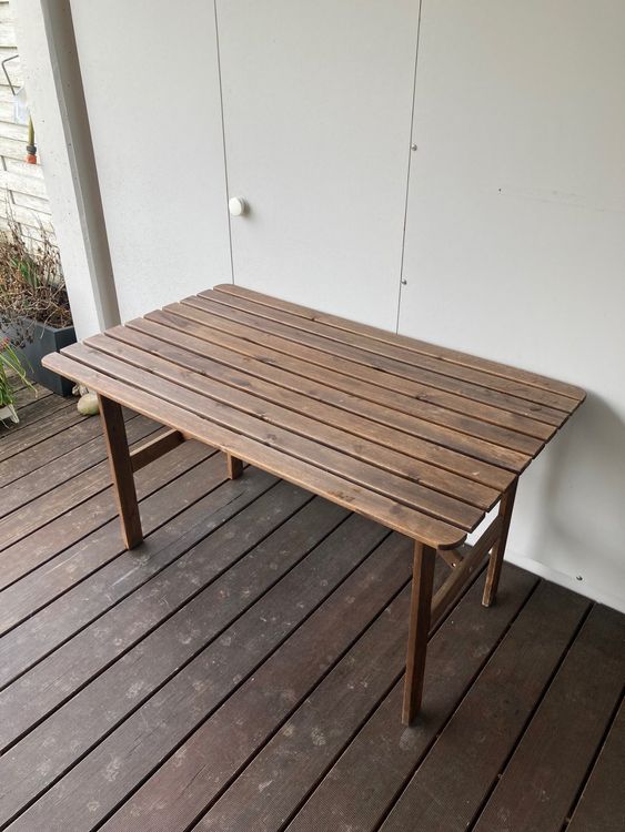 Garten Tisch Holz Kaufen auf Ricardo