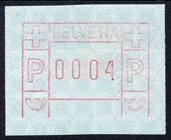 ATM 6II Wertfehldruck 4 Rp. Wertstufe 0004 ** postfrisch