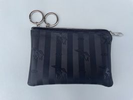 Maison Mollerus Schlüsseletui schwarz-silber