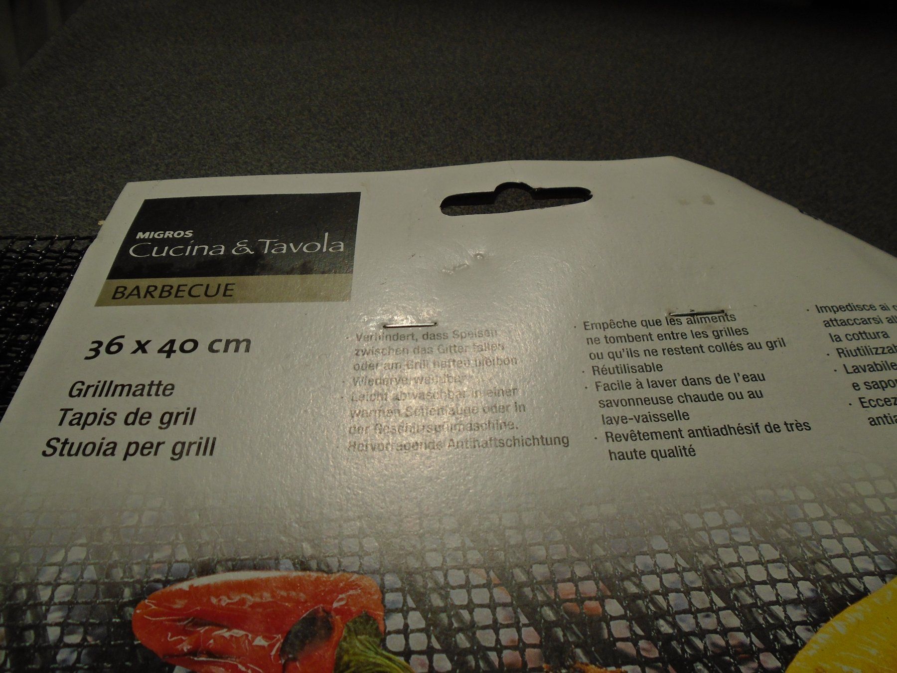 Grillzubehör: Grillmatte, 36x40 cm, neu – Neu und originalverpackt aus Zürich von Motzkuh 1