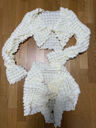 Swimmsuit Pareo und Rock Weiss Überzug Grösse Uni S/M/XS