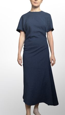 Bimba y Lola Robe midi M / Midikleid Bleu
