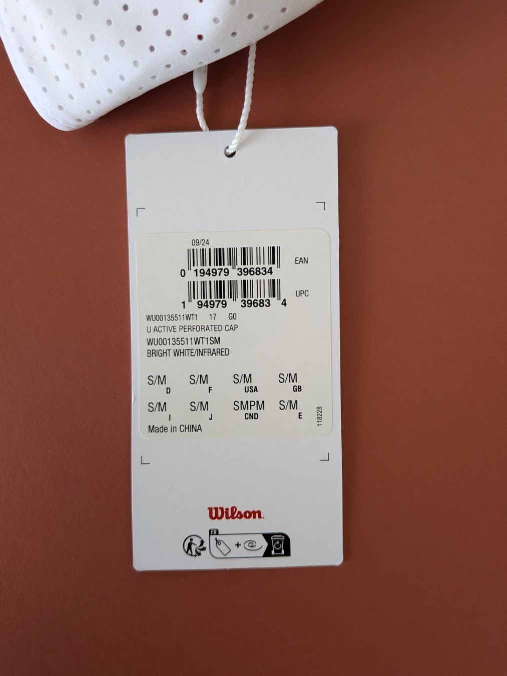 Copricapi, berretti & cappellini: NEU Perforated Cap Wilson - Originalpreis 49.90 – Nuovo e nell'imballaggio originale da Zürich venduto da sve_kk5x 1