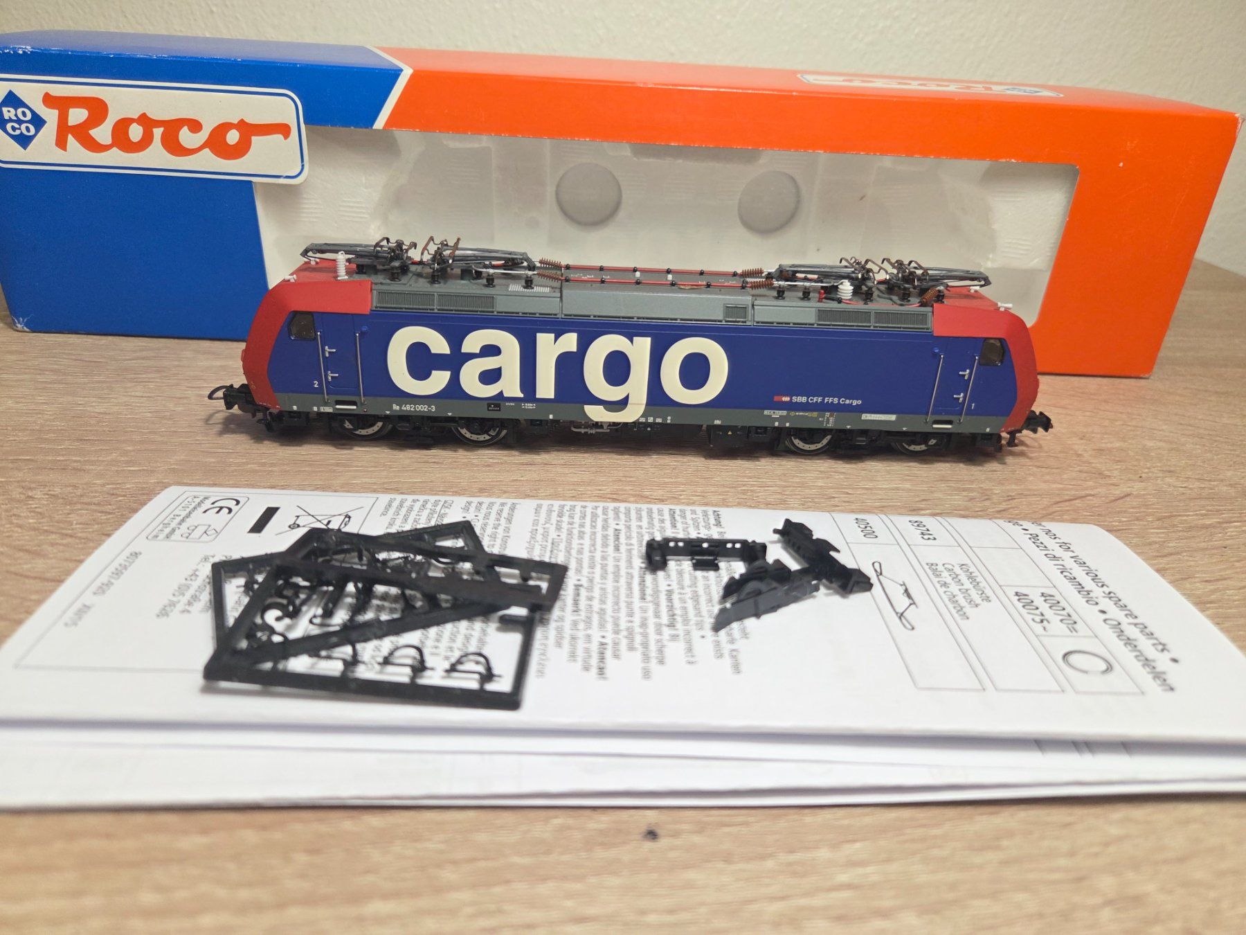 Roco Modellini di ferrovie: Roco 63592 E-Lok Re 482 Cargo SBB H0 – Usato da St-Aubin-Sauges venduto da Lo_Go 6
