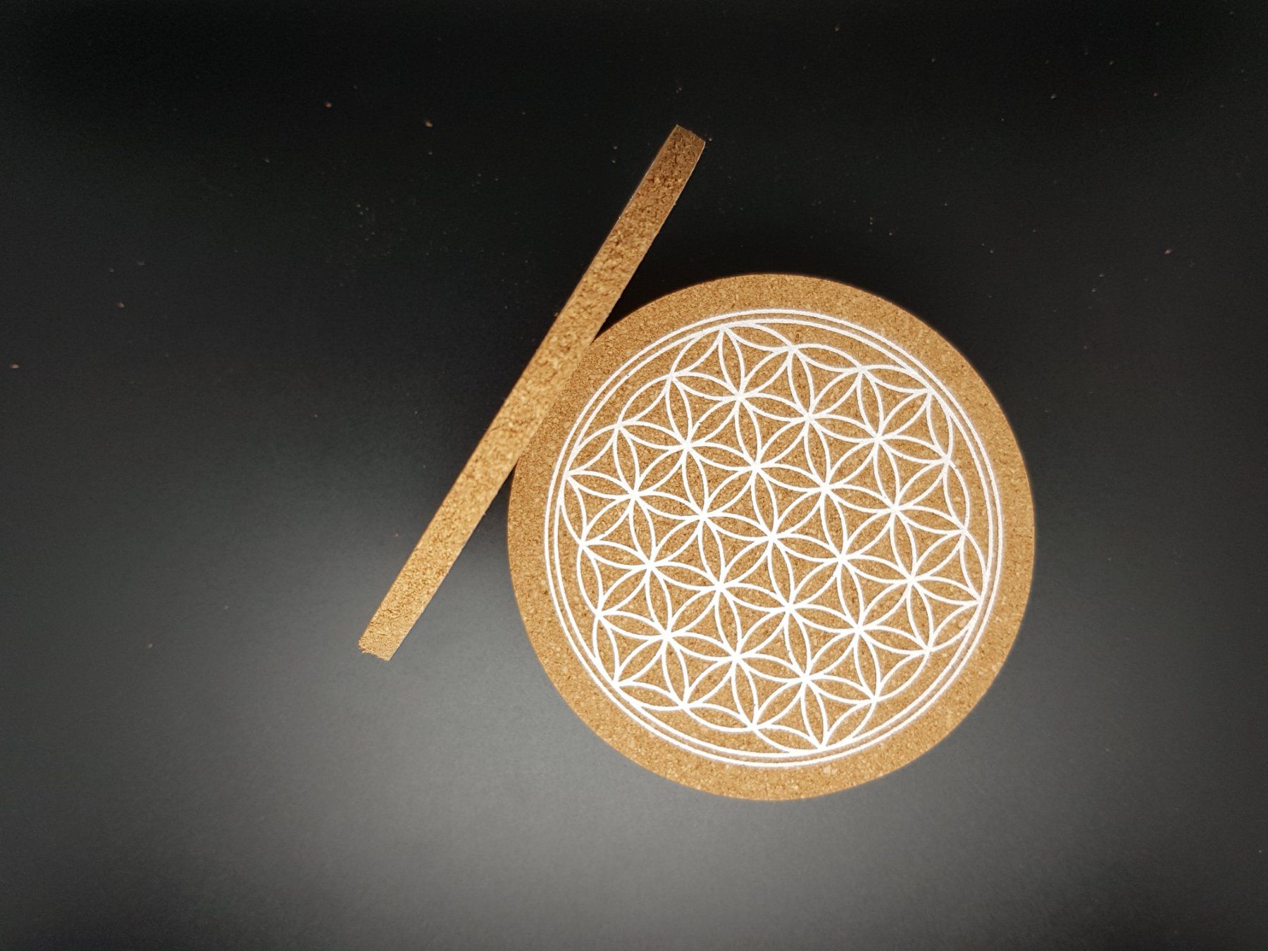 Sottobicchieri: Untersetzer "BLUME DES LEBENS" 6x10 cm – Nuovo e nell'imballaggio originale da Turbenthal venduto da enjak 2