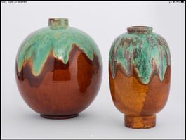 PRIMAVERA (Grand Magasins du Printemps)2 vase art deco~1930