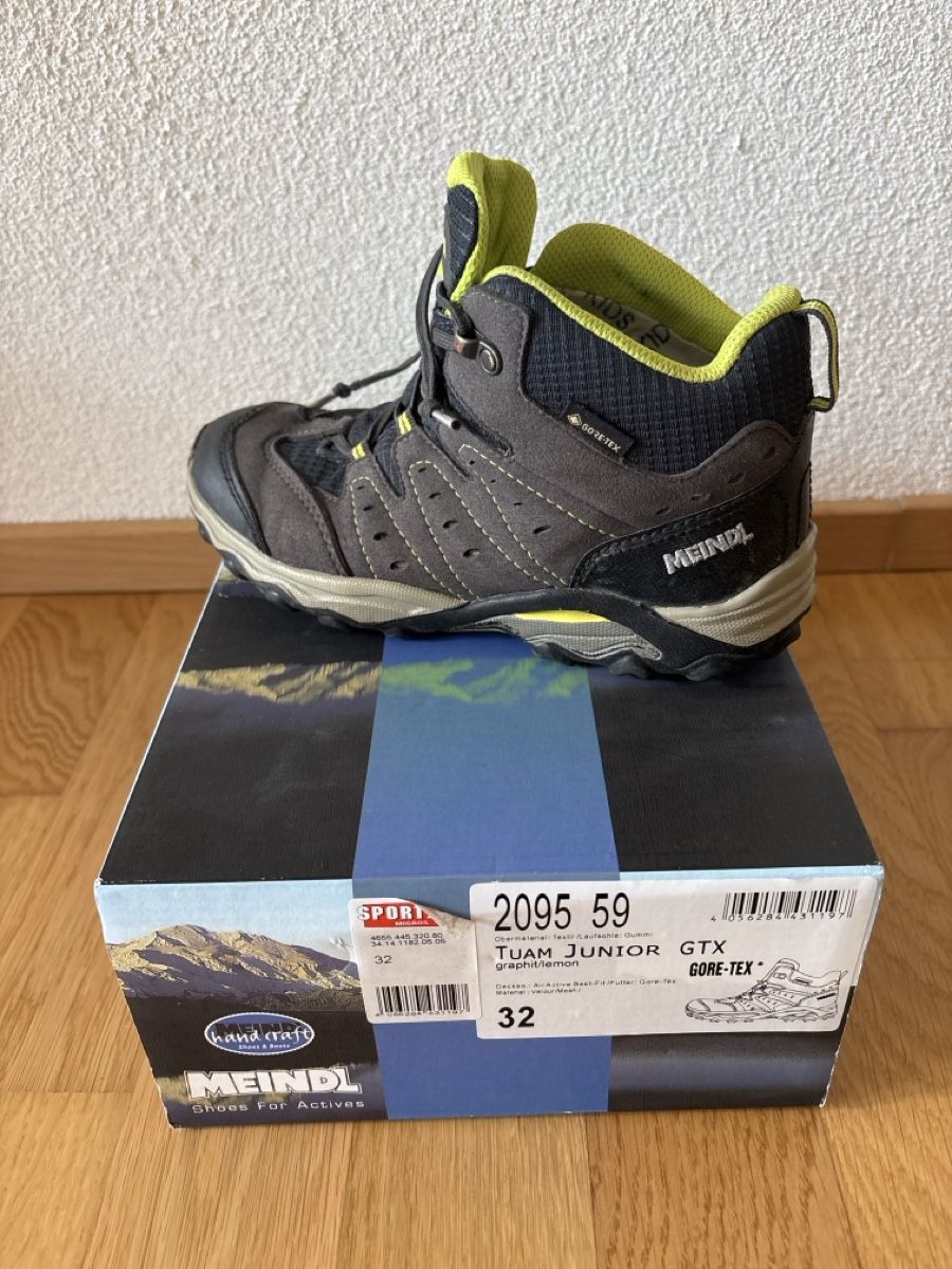 Meindl Schuhe für Jungen: Meindl Tuam Junior GTX Wanderschuhe Grösse 32 – Gebraucht aus Bad Ragaz von jamba09 1