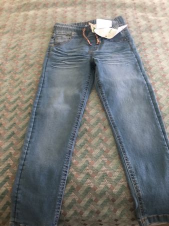Pantaloni jeans bambini blu taglia 122 nuovi