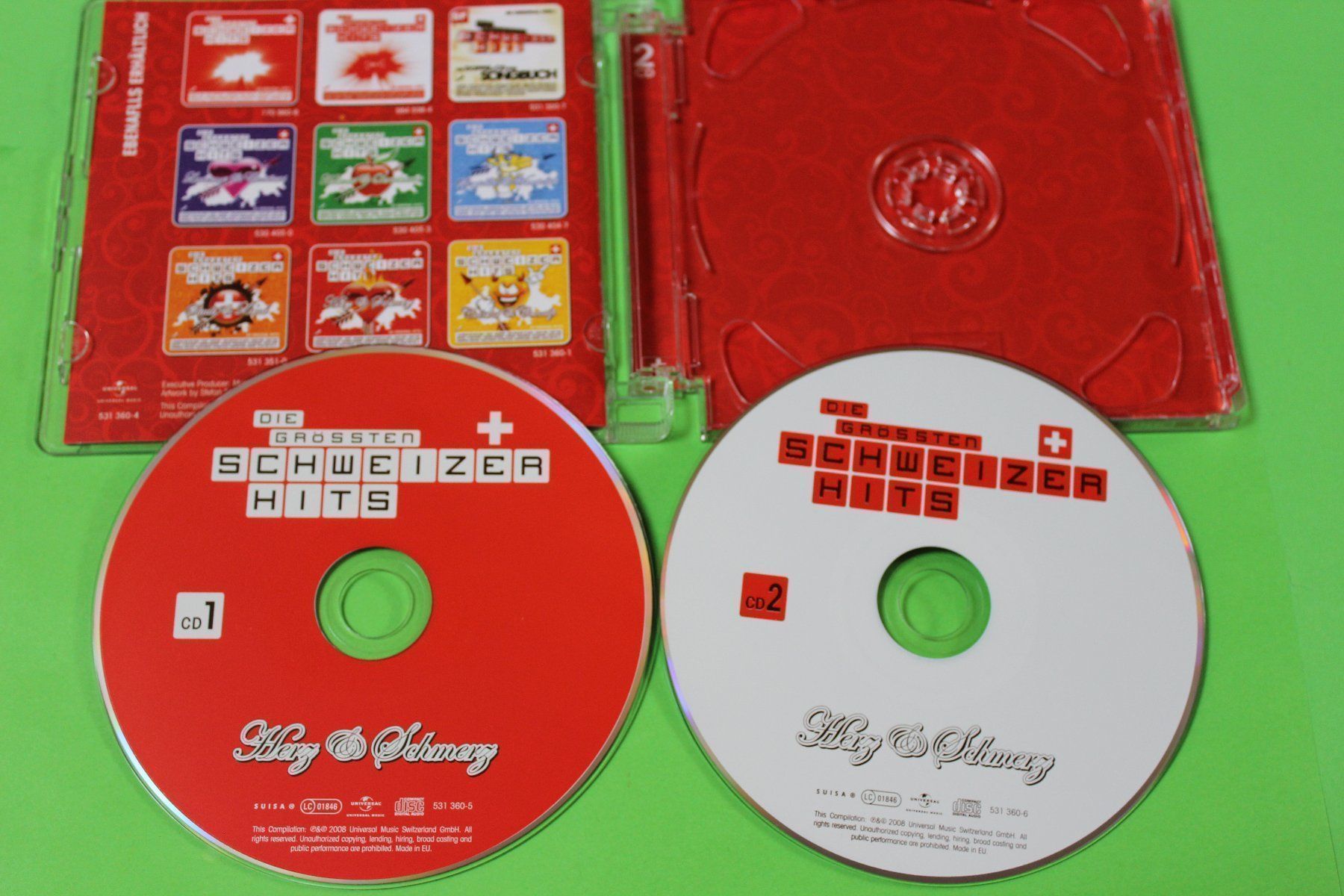 CD: Die grössten Schweizer Hits - Herz & Schmerz 2CDs 2008 – Usato da Tübach venduto da JamesStone 3
