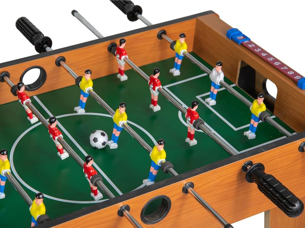 Tischfussball aus Holz mit 2 Kugeln und Punktezählern (Neu und ...