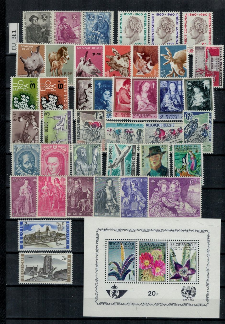Alle Briefmarken: Belgien 1960/68, postfrisch, EU_B1 – Neu (gemäss Beschreibung) aus Erlenbach ZH von panstamps