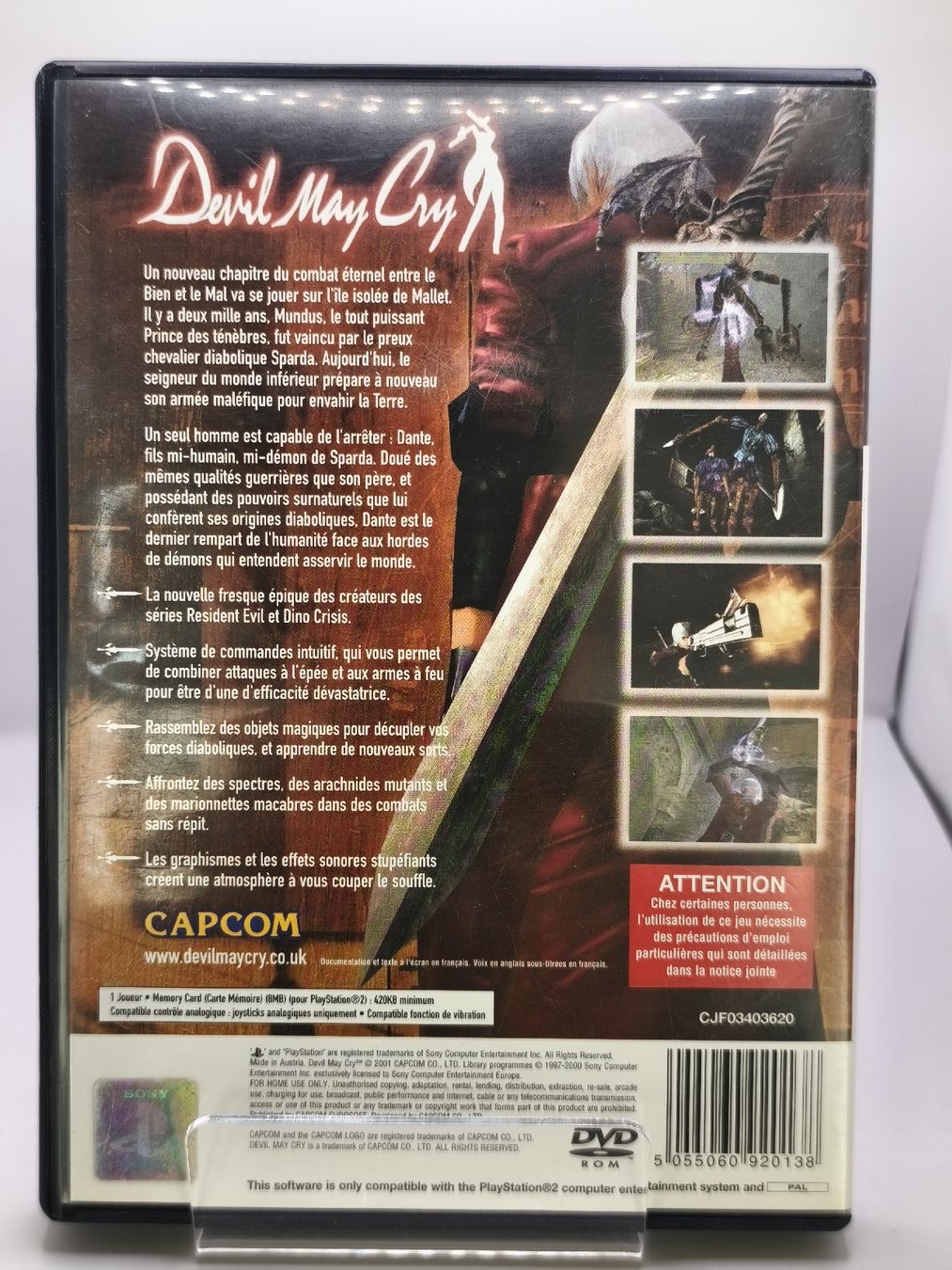 Sony Giochi: Devil May Cry FR français - Playstation 2 (PS2) - PAL - Comp – Usato da Conthey venduto da Th3gr4yf0x 2