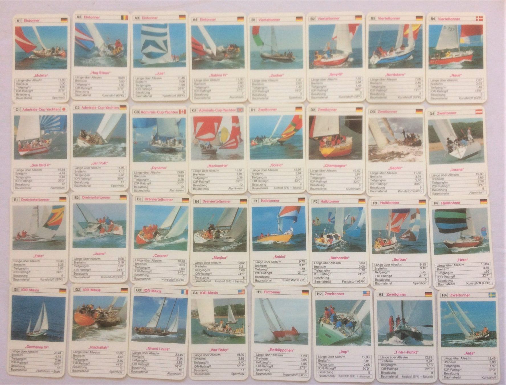 Giochi: Quartett - Hochsee Yachten - ASS – Usato da Schaffhausen venduto da durruti 1