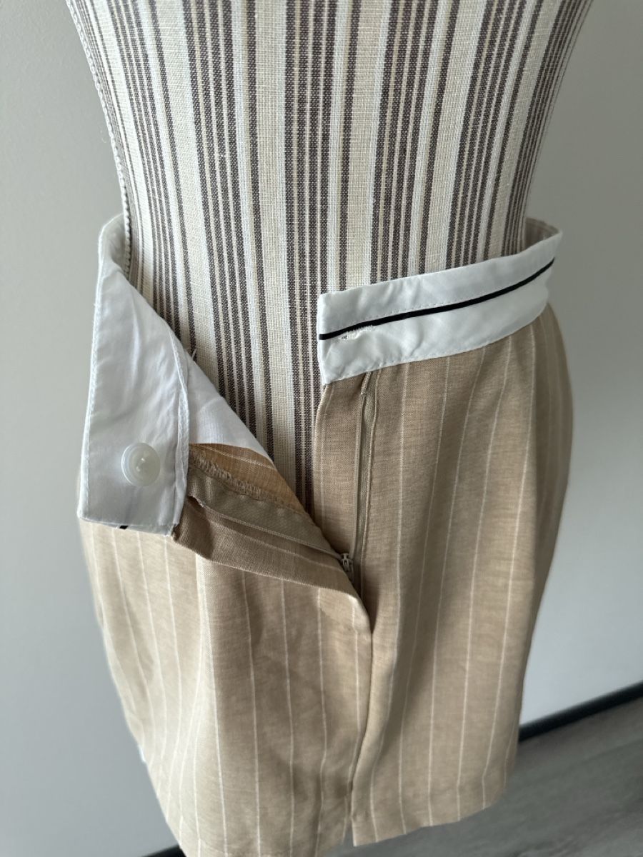Zebra Gonne: Zebra skirt pinstripe beige size S – Nuovo (secondo la descrizione) da Biel/Bienne venduto da TanyaM02 6