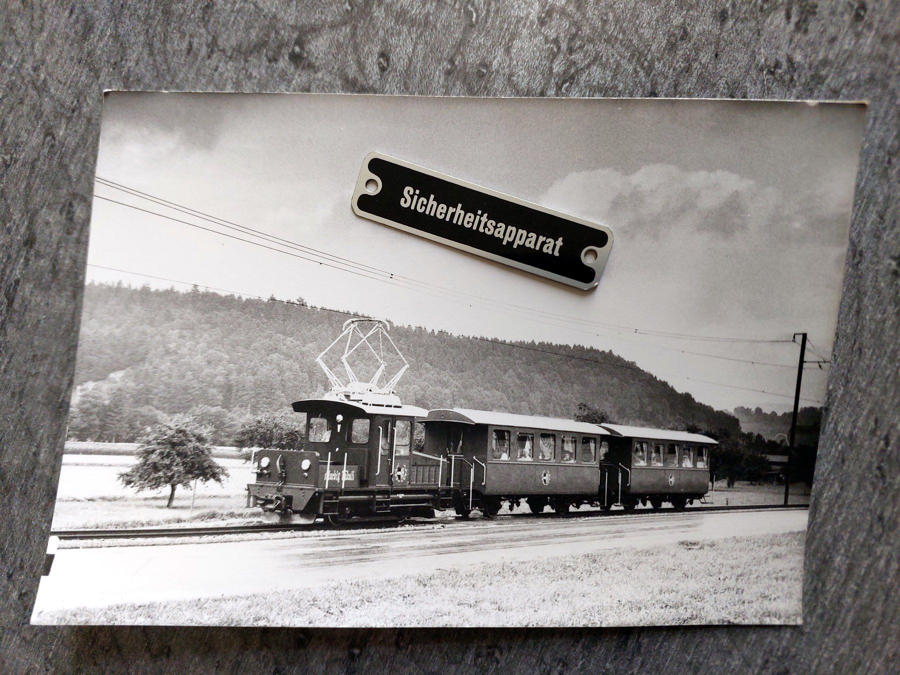 Cartoline postali: AS/WSB "S'Farbige Bähnli" - Foto – Usato da Schönenwerd venduto da Steidi