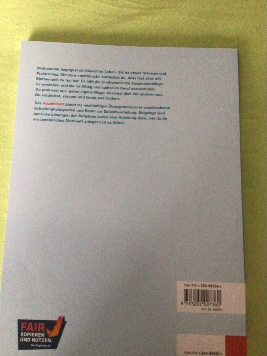 Livres: Mathematikbuch Sekundarstufe 1 – D'occasion à Oftringen par anbara 1