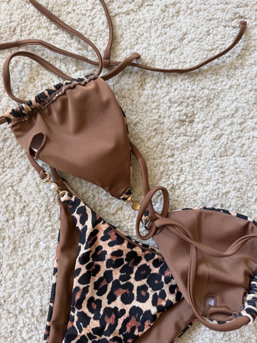 Costumi da bagno & Bikini: Bikini Leo Muster Damen Grösse S neu – Usato da Brunnen venduto da Eldra 3