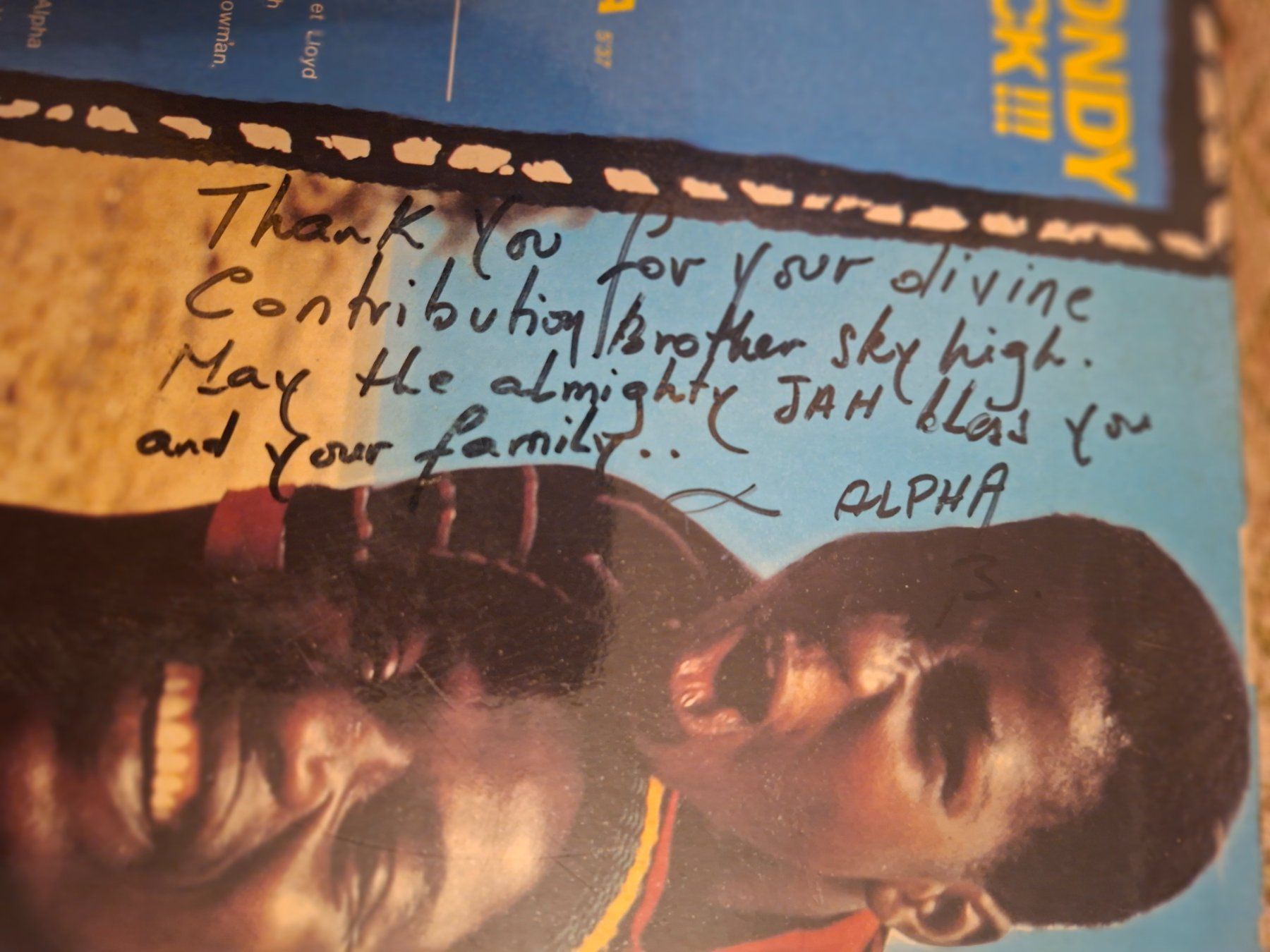 Dischi in vinile: Reggae LP - Alpha Blondy - Cocody Rock - Dédicacé – Usato da Bernex venduto da Wannabehasbeen01 2