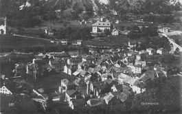 Giornico (TI) Valle Leventina veduta aerea