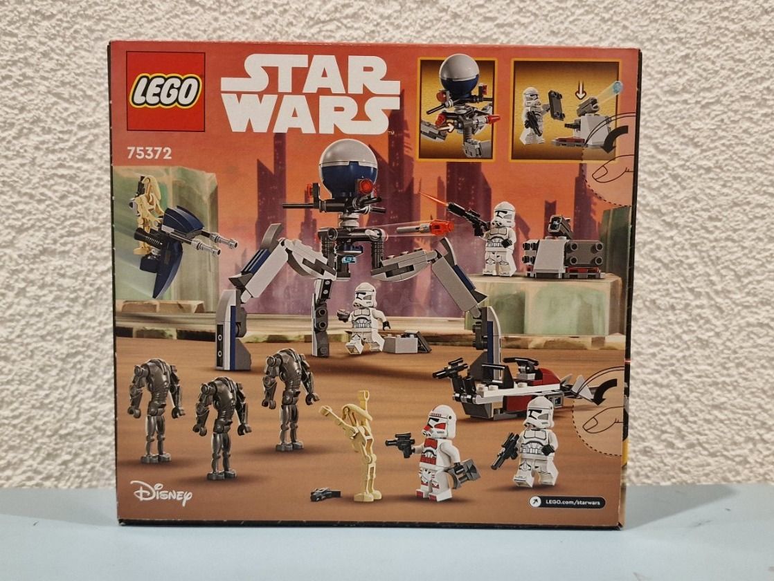 Lego Kit di costruzioni: Lego Star Wars 75372 Clone Trooper Battle Droid Battle Pack – Nuovo e nell'imballaggio originale da Echichens venduto da aegis0129 1