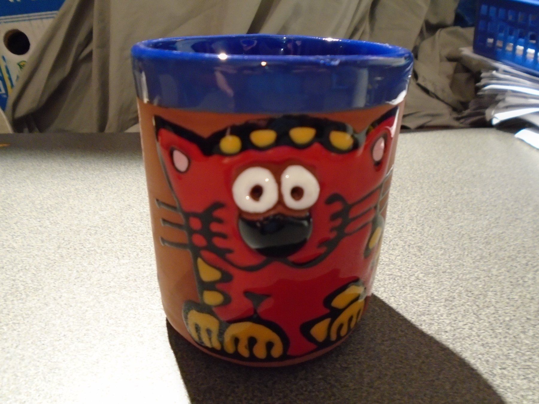 Tazze: Tasse / Mug, rote Katze, Joco Ceramics – Usato da Zürich venduto da abraxas1291