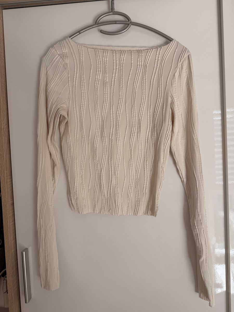 Tops: Damen Langarm Creme Grösse S  – Neu (gemäss Beschreibung) aus Kriegstetten von Musli15