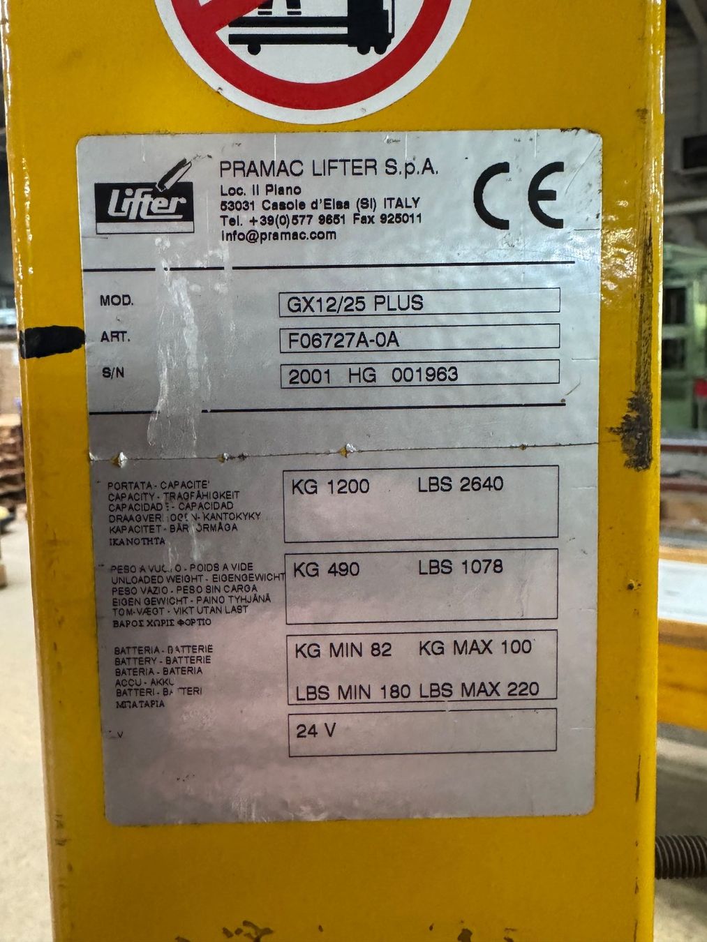 Candele: 064 Deichselstapler Unimax aus Liquidation – Usato da Derendingen venduto da Meisterstuecke 4