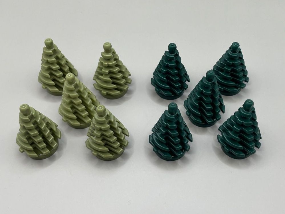 Lego Kit di costruzioni: 10x Lego Bäume / trees / arbre NEU – Nuovo (secondo la descrizione) da Lengnau AG venduto da Chefe43 1