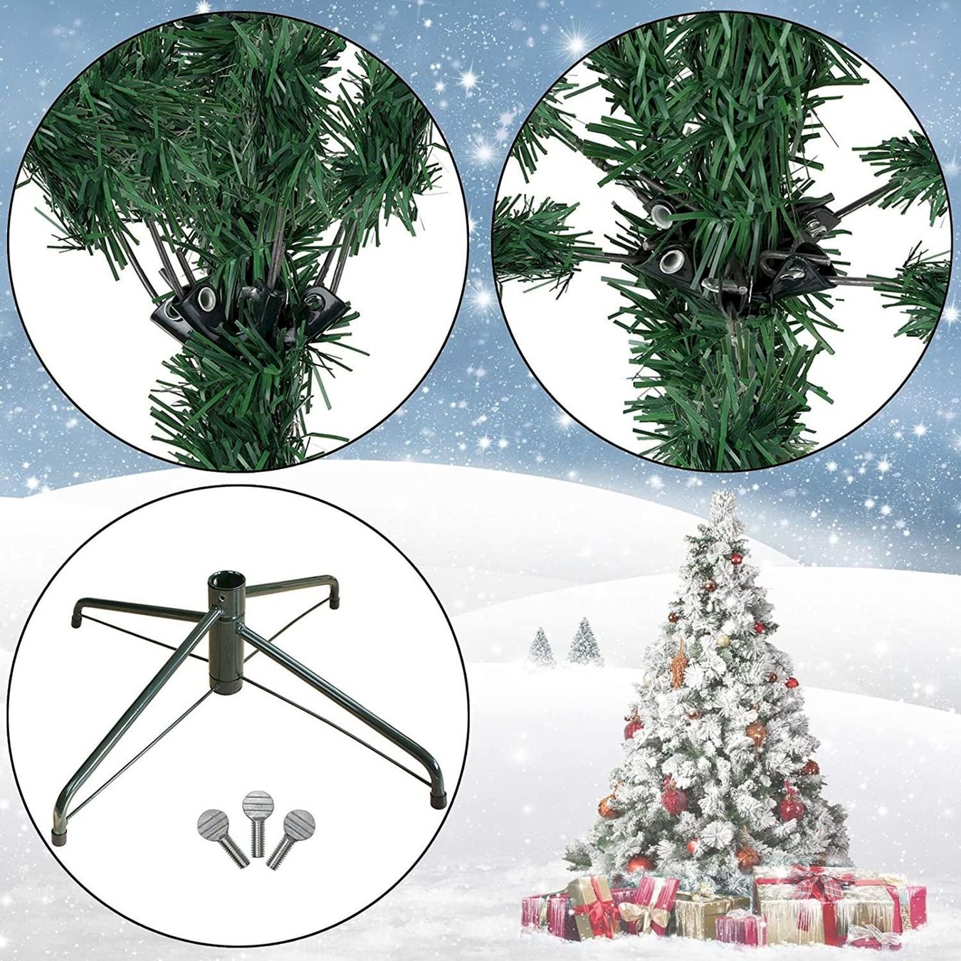 Alberi di Natale: Weihnachtsbaum 240cm MittelgrünDouglasie – Nuovo e nell'imballaggio originale da Bottighofen venduto da zaap 2