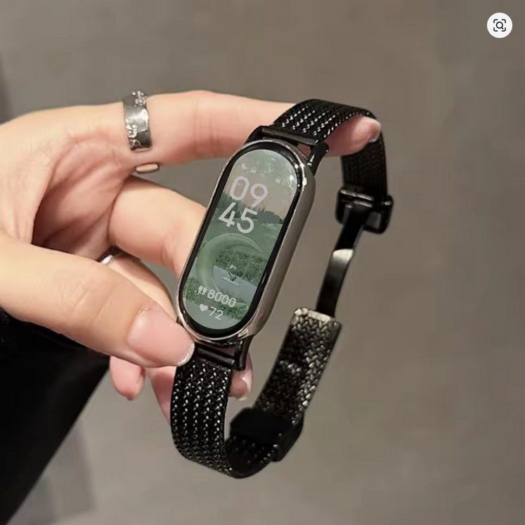 Xiaomi Smartwatch: Magnetarmband aus Edelstahl für Xiaomi Mi Band 10/9/8 – Neu und originalverpackt aus Lausanne von WATCH-WORLD 2