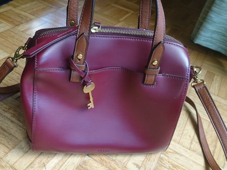 Fossil Handtasche Rachel Satchel (bordeaux/beere) - NP 260