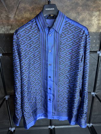Versace Hemd Blau