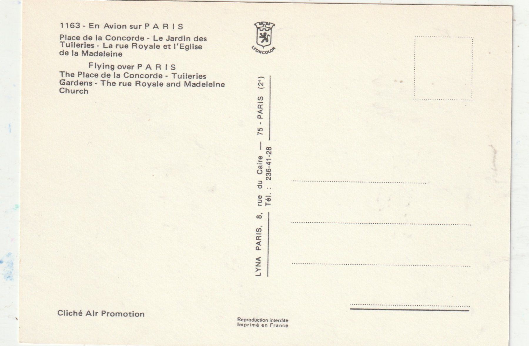 Cartoline postali: Paris teilansicht – Usato da Lumbrein venduto da made02 1