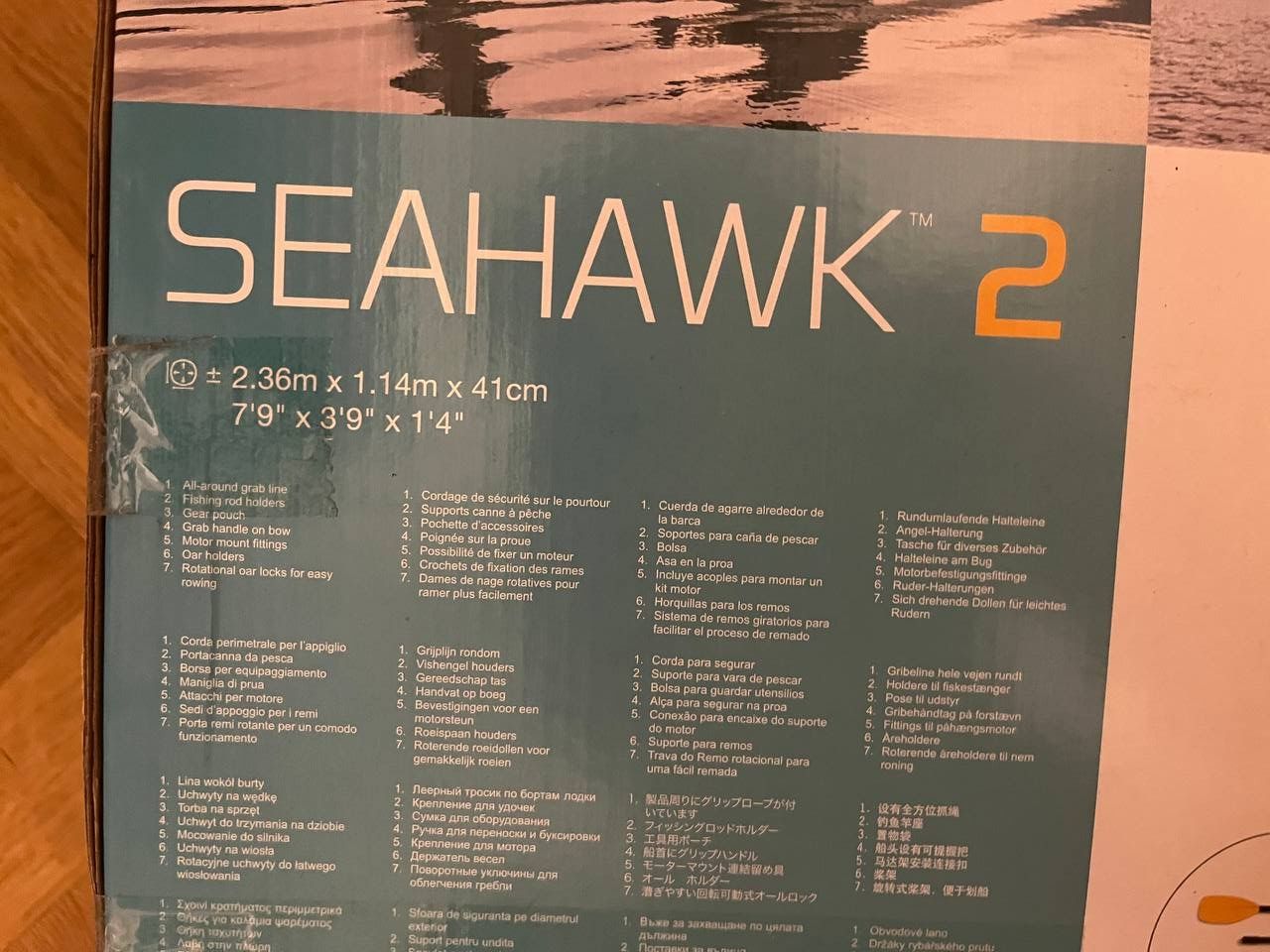 Barche: NEU Intex Seahawk 2 Schlauchboot Boat Set for 2 – Nuovo e nell'imballaggio originale da Zürich venduto da rao_h8g6 2