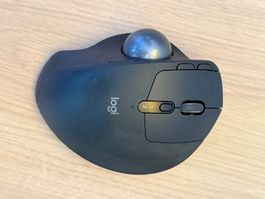 Logitech MX Ergo Trackball Maus – kabellos schwarz