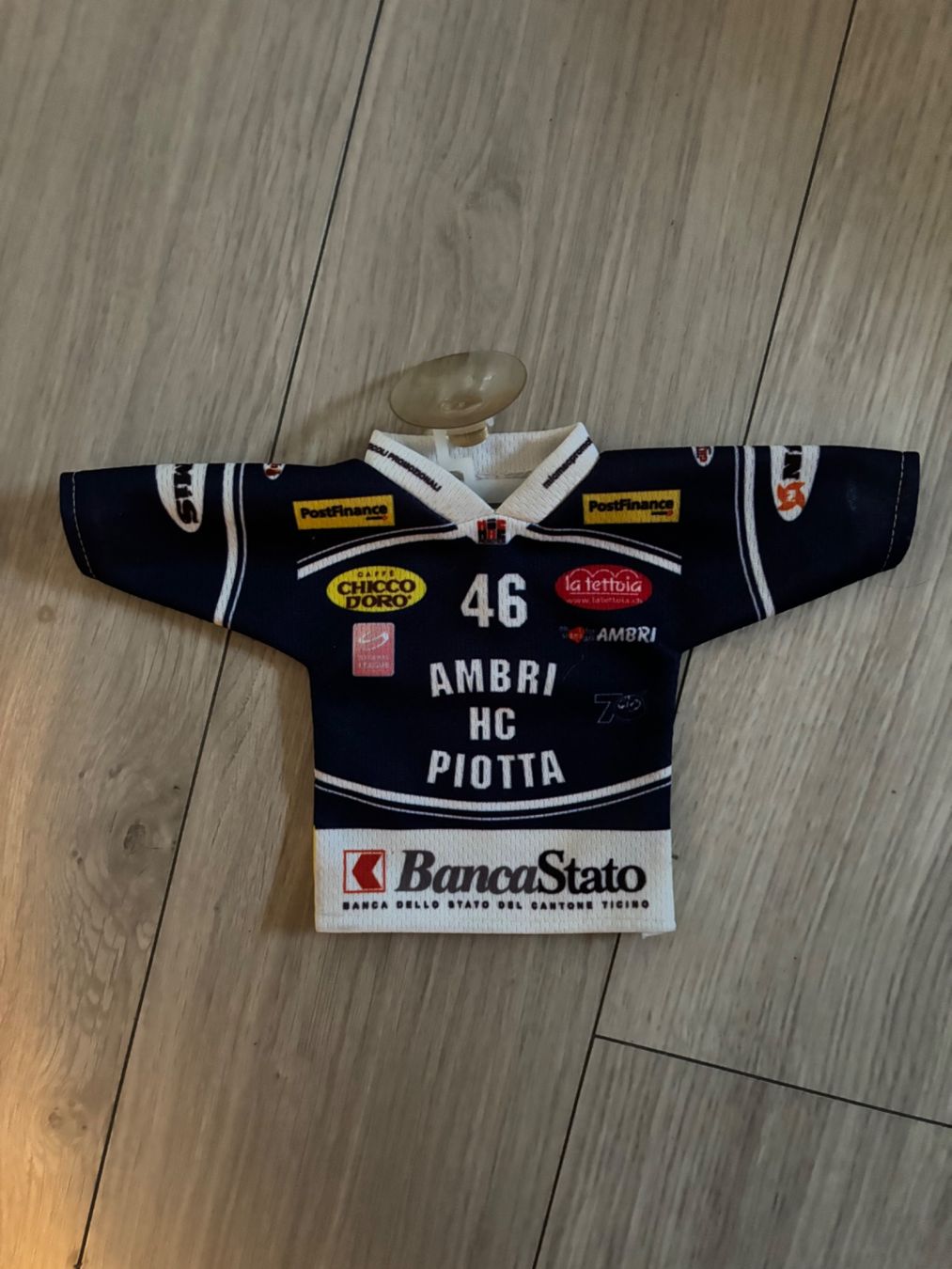 Ambri-Piotta Canottiere & Pantaloni: Mini maglia HCAP Ambri Piotta Duca #46 – Usato da Cadenazzo venduto da fab_2wkm 1