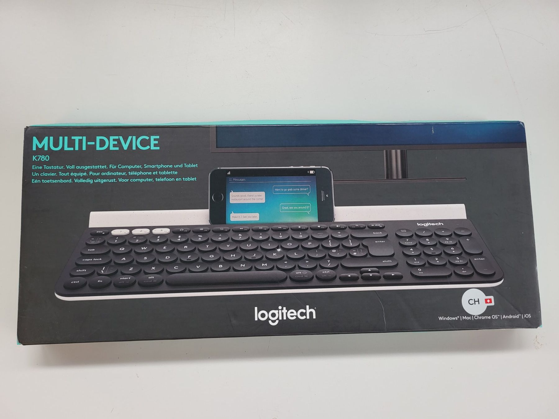 Logitech Claviers: Logitech K780 Multi-Device Tastatur – D'occasion à Brügg BE par POU-BELLE