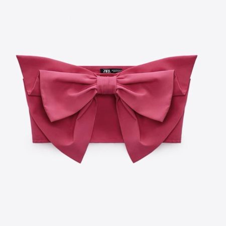 ZARA Bow Tube Top