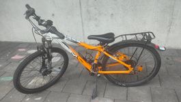 Mountainbike Mustang orange weiss gebrauchter Zustand 24 ''